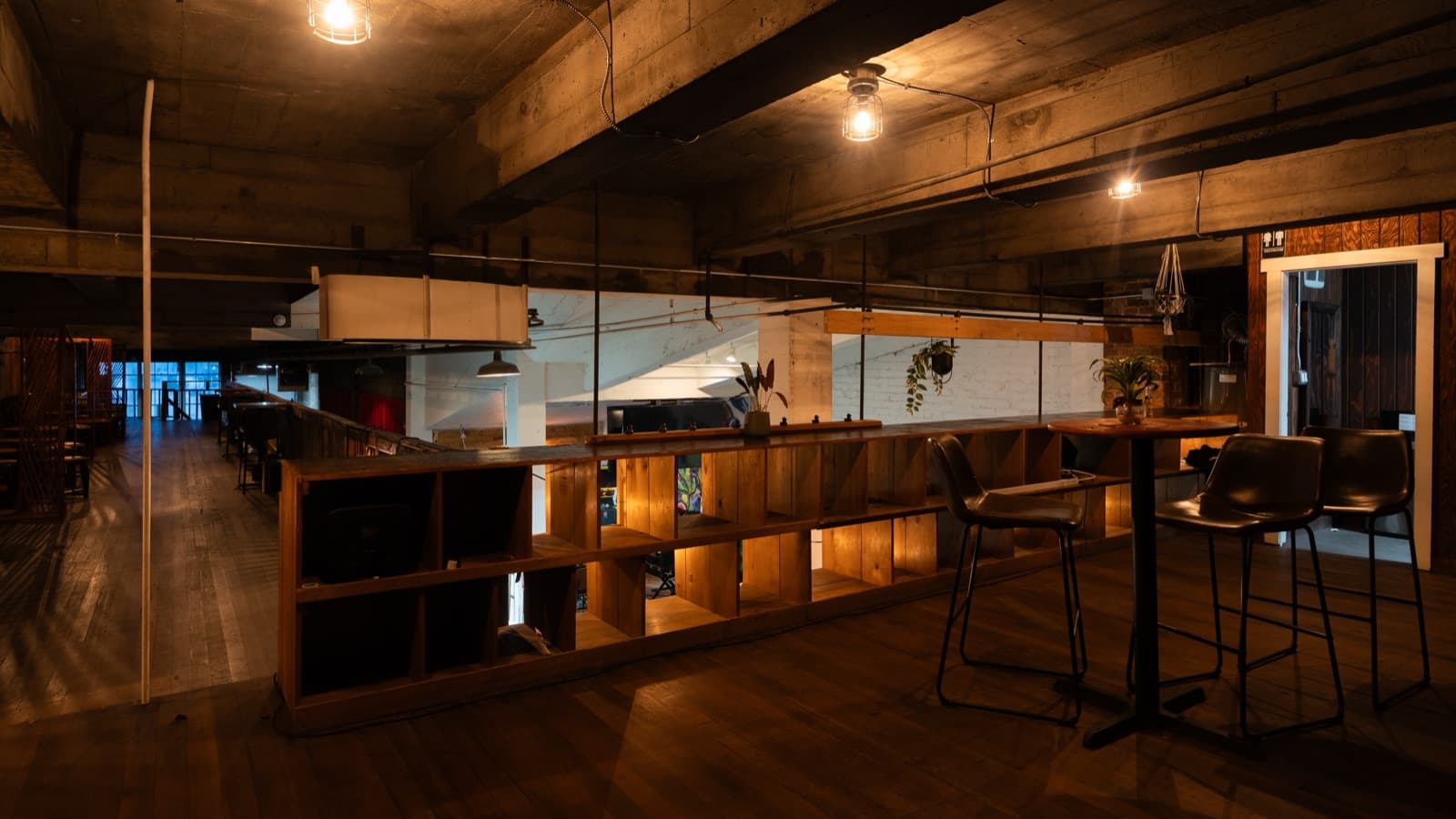 1712 Studios warehouse event space, empty configuration view 2